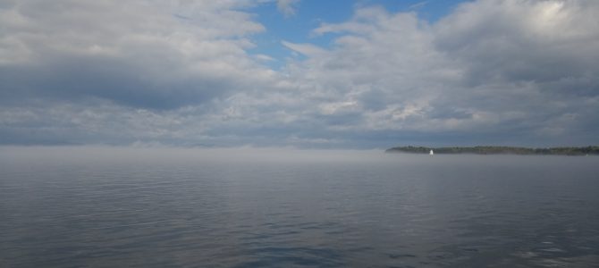 Foggy Burlington morning