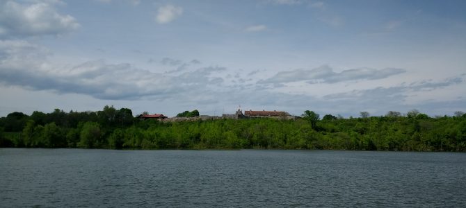 Anchored just south of Fort Ticonderoga