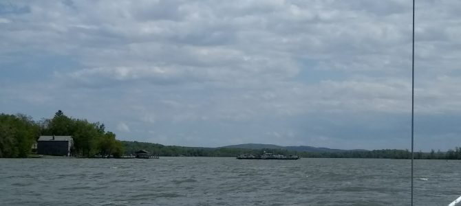 Spotted the cable ferry on our way to Fort Ticonderoga