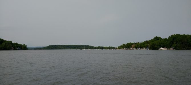Anchored at Gourlie Point for the night