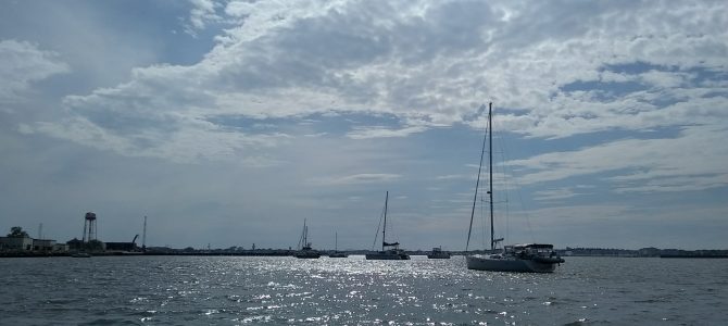 Finally back at anchor!