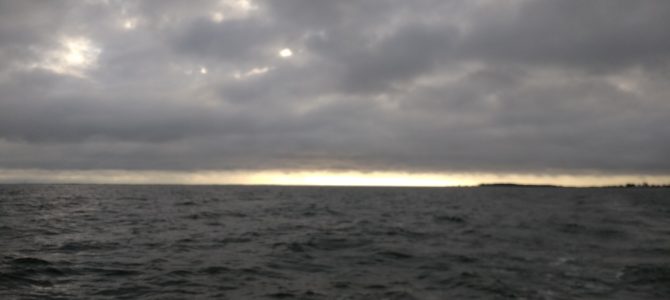 Leaving the islands