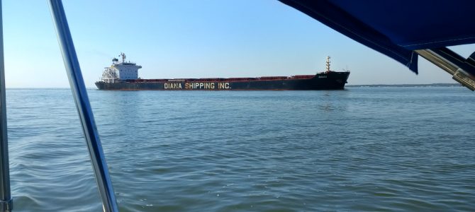 Heading west to the Patapsco River